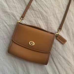 Coach Brown Leather Crossbody Bag